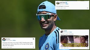 "Never a dull day in BCCI affairs" - Fans react to Shubman Gill's name being initially missing in Team India's 2023 Asia Cup squad