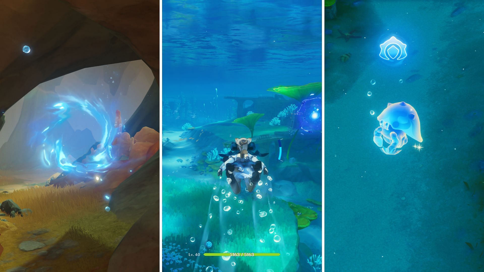 Learn about Fontaine diving and underwater exploration (Image via HoYoverse)
