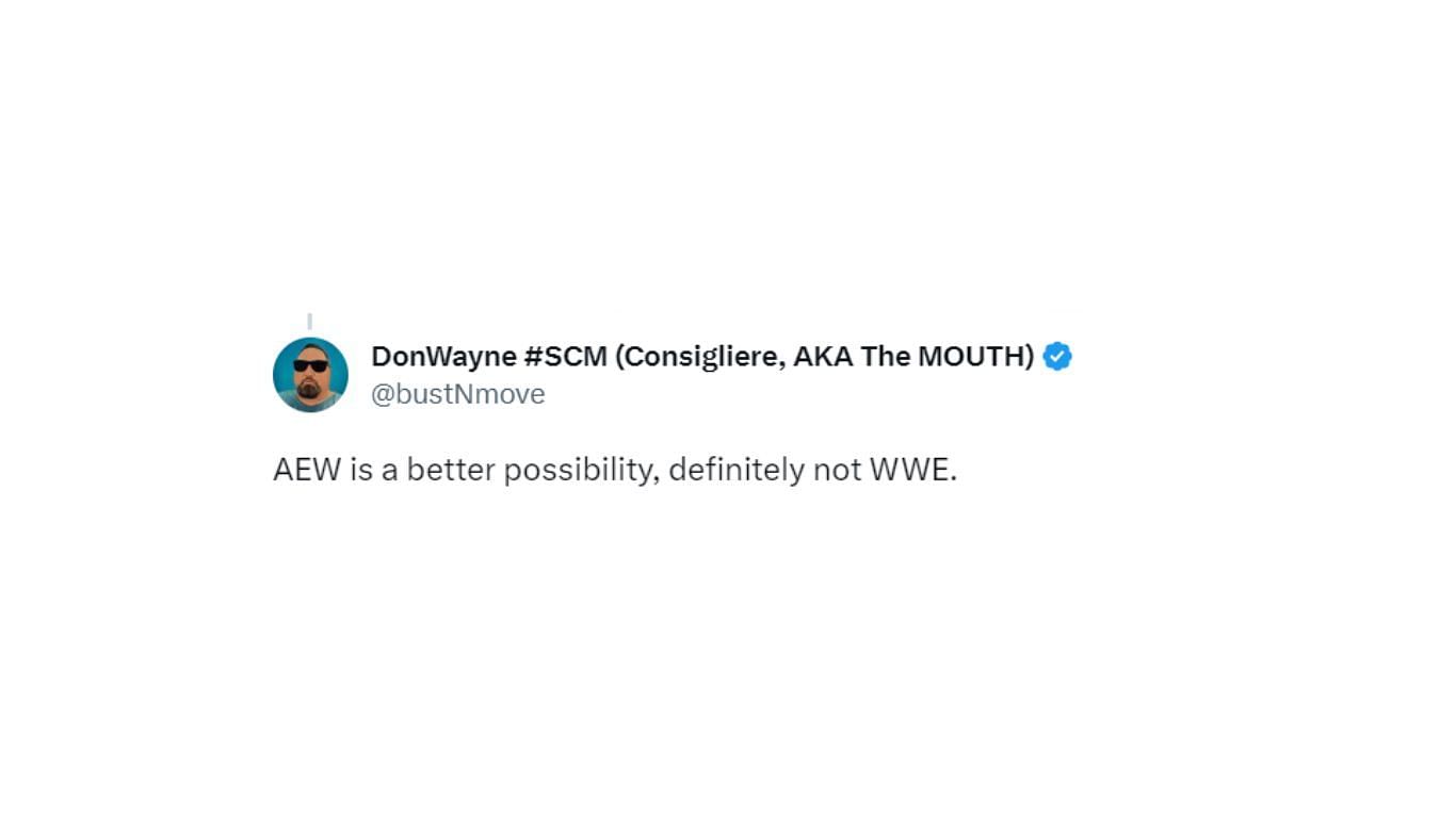 AEW is definitely more possible.