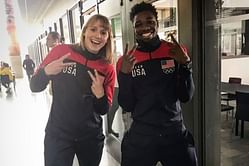 "Congrats on gold" - Katie Ledecky congratulates Noah Lyles on winning a gold medal at World Athletics Championships 2023