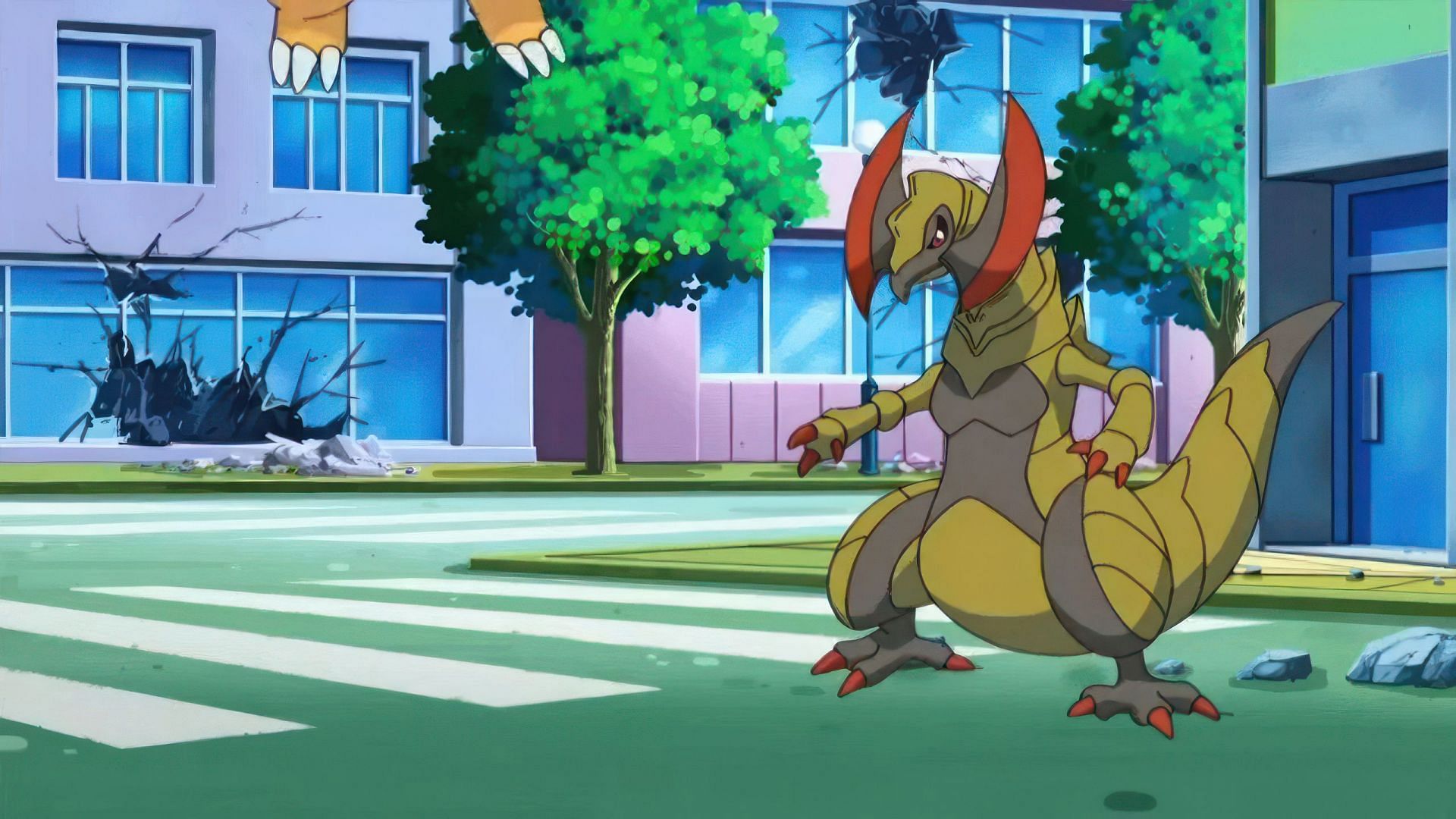 Haxorus as seen in the anime (Image via The Pokemon Company)