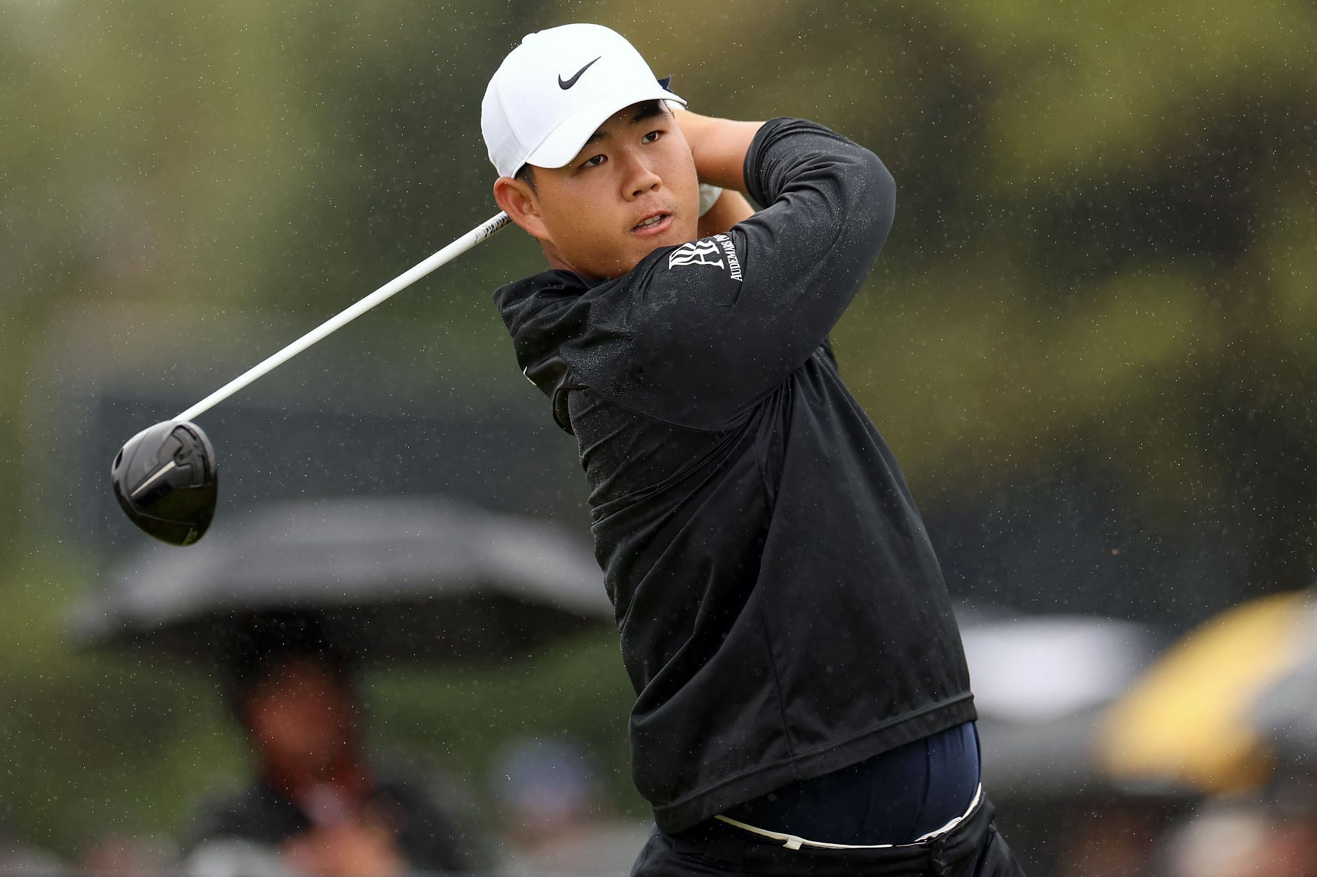 Tom Kim at The Open Championship 2023 (via Getty Images)