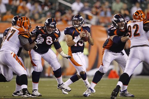 Tebow played with the Denver Broncos among other NFL teams