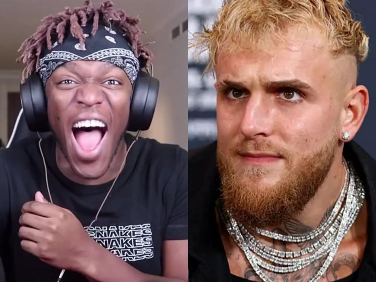 KSI and the online community troll Jake Paul following leaked messages (Image via Sportskeeda)