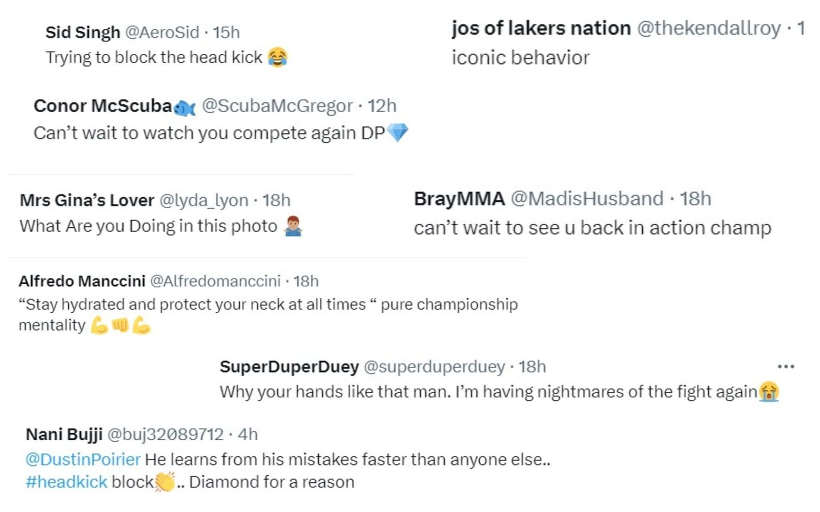 Justin Gaethje "Bro has ptsd" Dustin Poirier poking fun at own loss