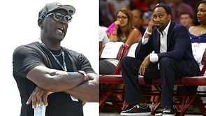 "Just blatantly lying LMAO": Fans vehemently refuse to buy Stephen A. Smith's claim that Michael Jordan texted him about Steph Curry