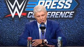 Cody Rhodes breaks down during WWE SummerSlam post-show press conference