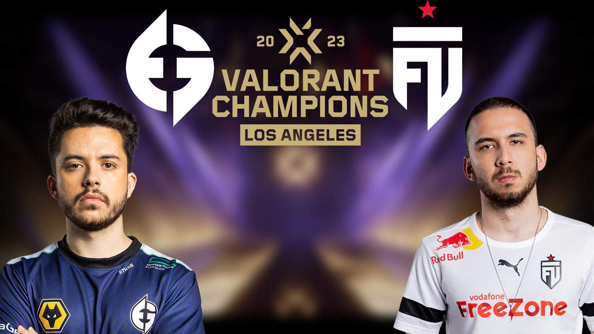 Evil Geniuses vs FUT Esports at Valorant Champions 2023 (Image via Sportskeeda)