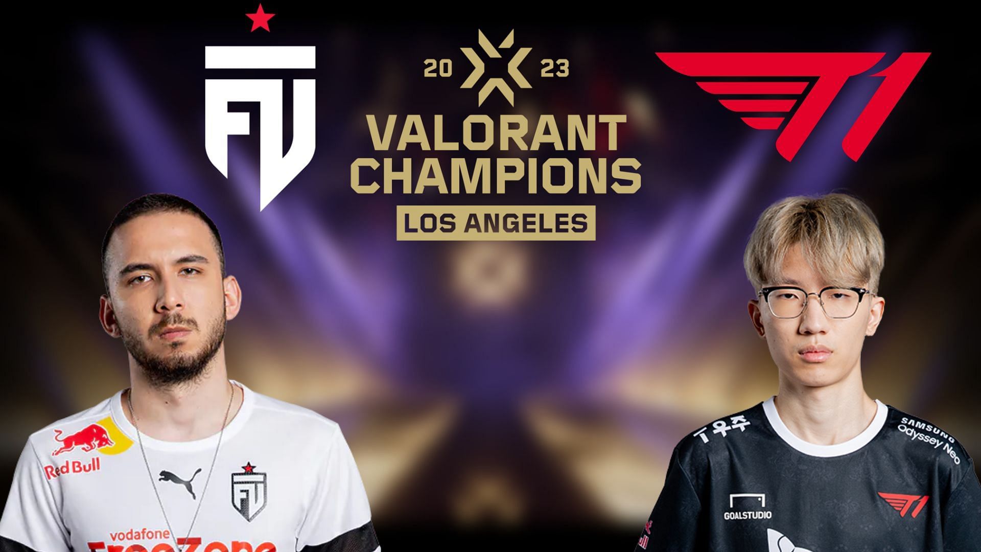 FUT Esports vs T1 at Valorant Champions 2023 (Image via Sportskeeda)