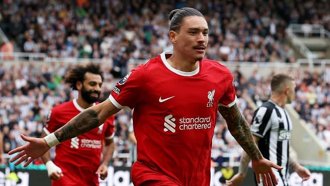 Newcastle 1-2 Liverpool: Reds' Player Ratings as super-sub Nunez scores winning double as captain van Dijk sees red | Premier League 2023-24
