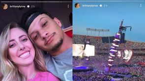 IN PHOTOS: Patrick Mahomes and wife Brittany attend Ed Sheeran's concert at Arrowhead Stadium