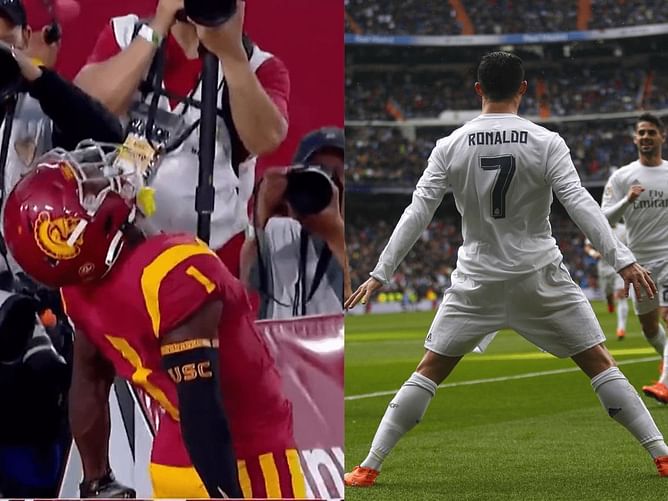 Zachariah Branch on imitating Cristiano Ronaldo's celebration after stellar USC debut: "I've been waiting 2 months for the opportunity"