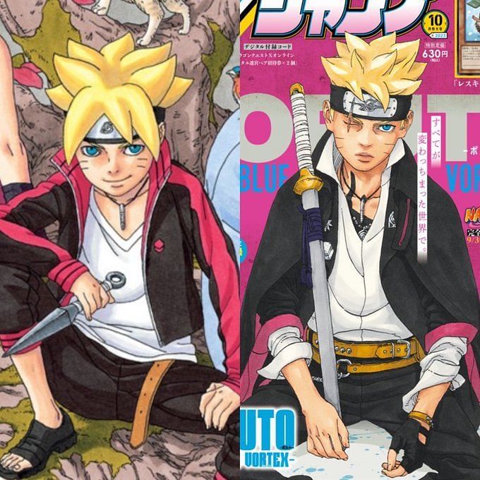 Newest Boruto -Two Blue Vortex- Manga Cover Reveals The Time-skip ...