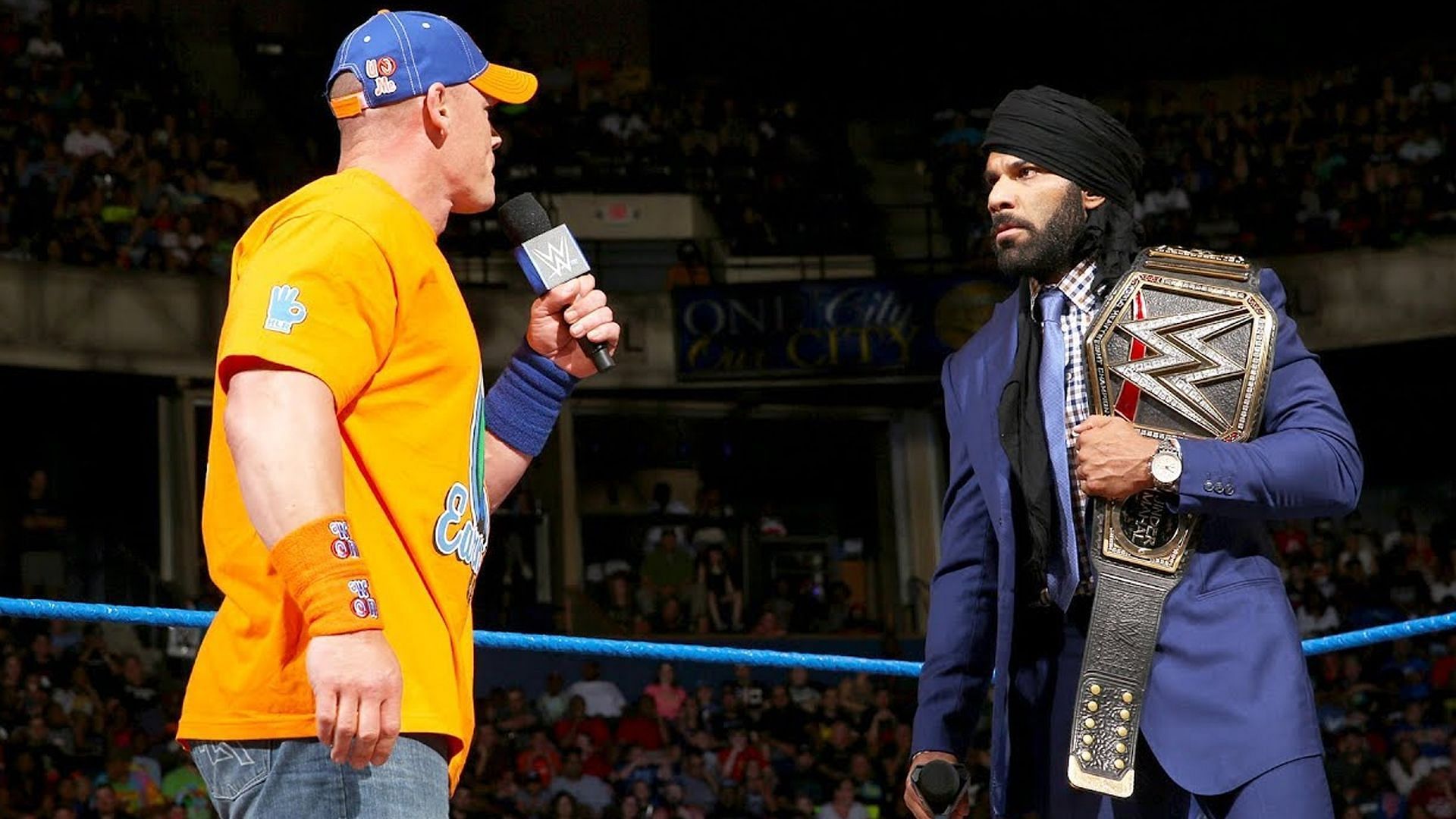 Jinder Mahal &amp; Cena both engaged in a feud back in 2017