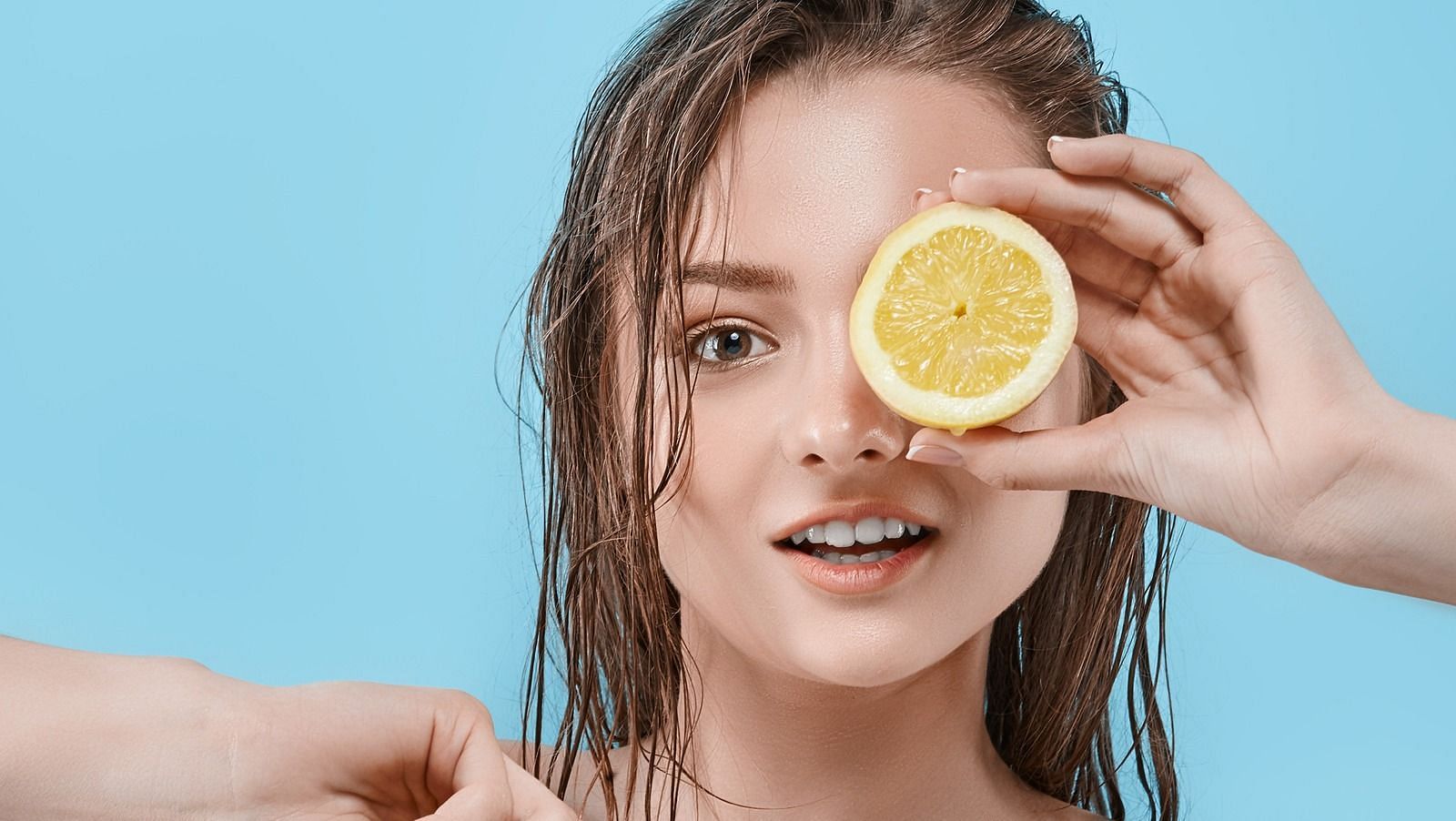 Lemon juice to lighten hair (Image via Getty Images)