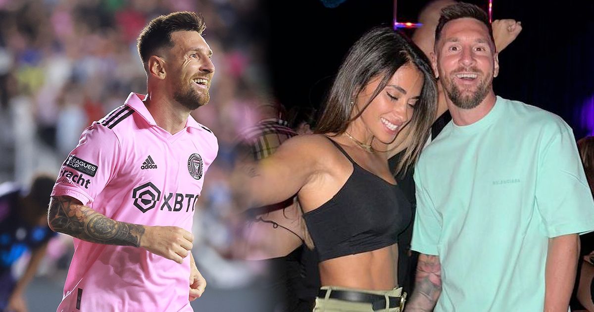 Lionel Messi spotted partying with wife, David Beckham and Sergio ...