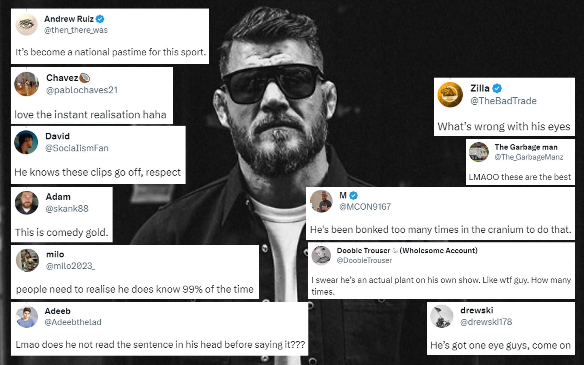 [Images via @mikebisping Instagram and @FullContactMTWF Twitter]