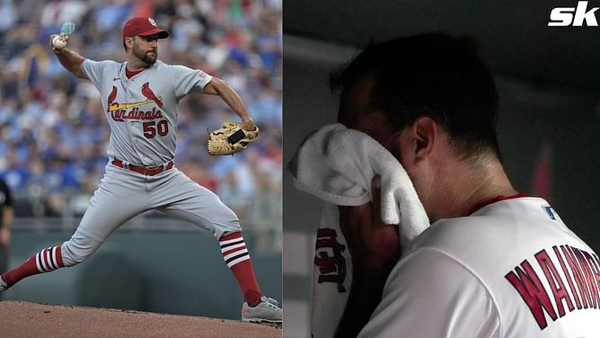 MLB Reddit reacts to $17,500,000 Adam Wainwright struggling mightily in his last seven starts: "The average hitter is an MVP" "He's done"