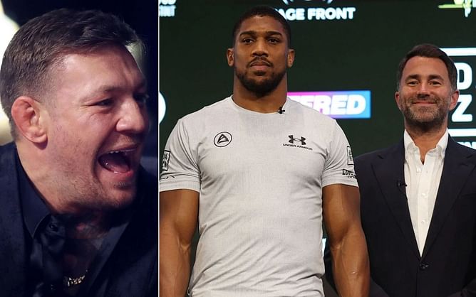 "Absolute magic" - Conor McGregor lavishes praise on Anthony Joshua and promoter Eddie Hearn after gifting AJ ahead of Robert Helenius fight