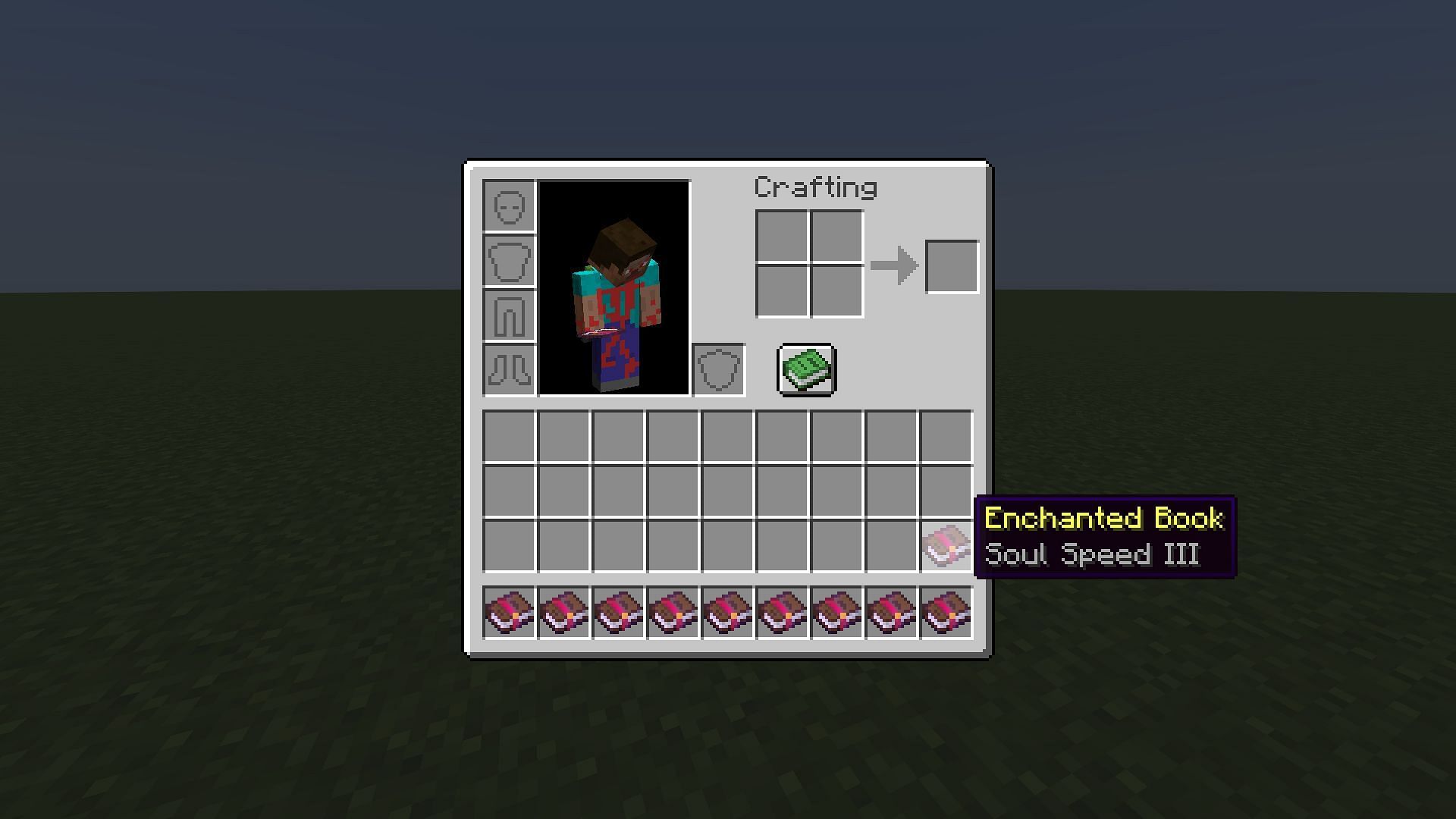 Soul Speed enchanted book (Image via Mojang)