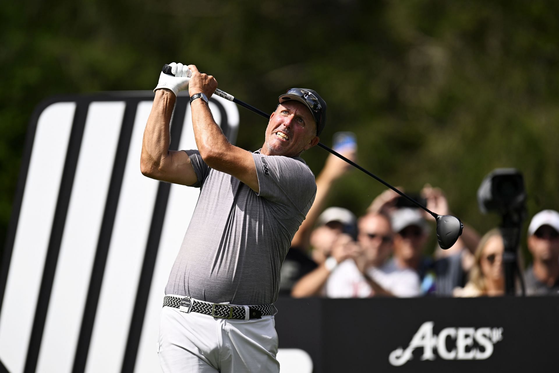 Phil Mickelson at the LIV Golf Greenbrier (via Getty Images)