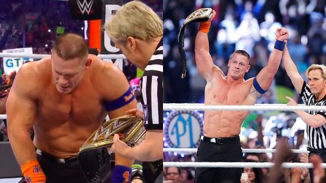 John Cena posts a photo of current top champion in WWE