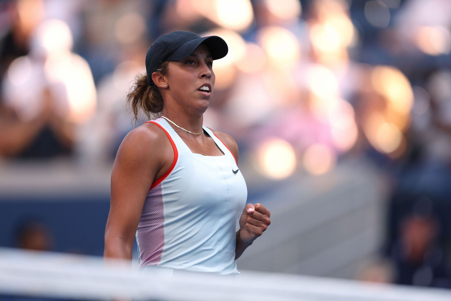 Madison Keys at the 2022 US Open.