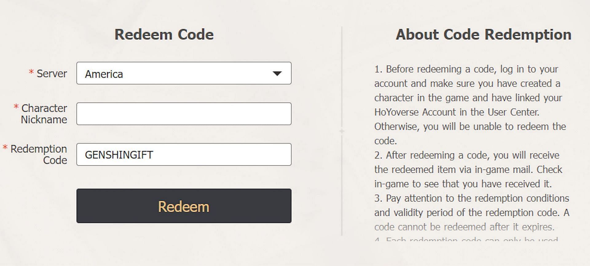 1 New (and 1 Old) Redeem Codes for Version 4.0