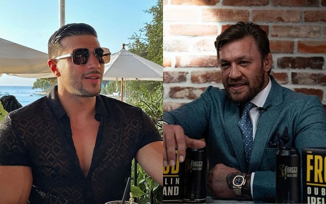Tommy Fury has two-word response to Conor McGregor’s brutal roast of KSI at Joshua vs. Helenius event