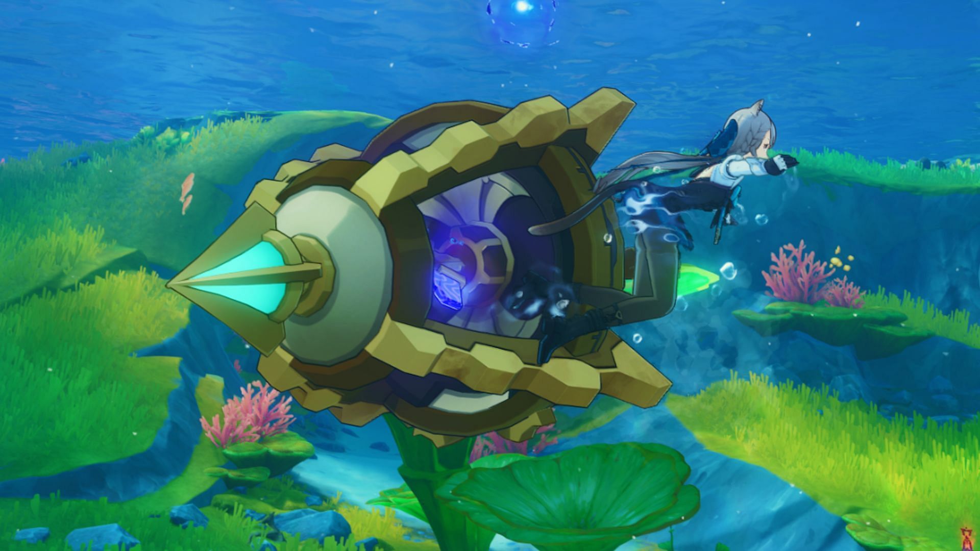 You can fight some of these foes underwater, too