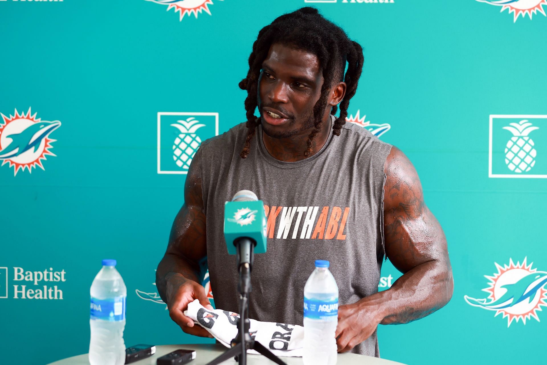 Tyreek Hill at Miami Dolphins Training Camp