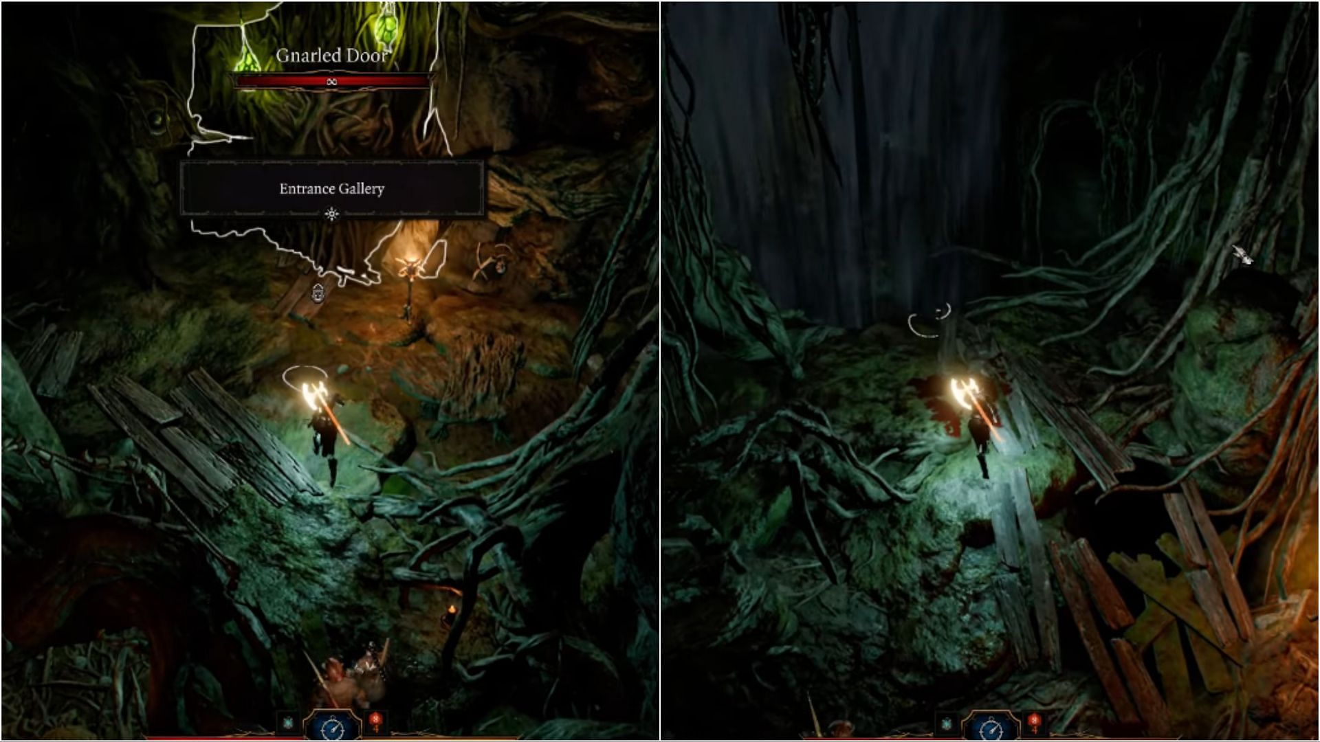 You will encounter a waterfall (Image via Larian Studios)