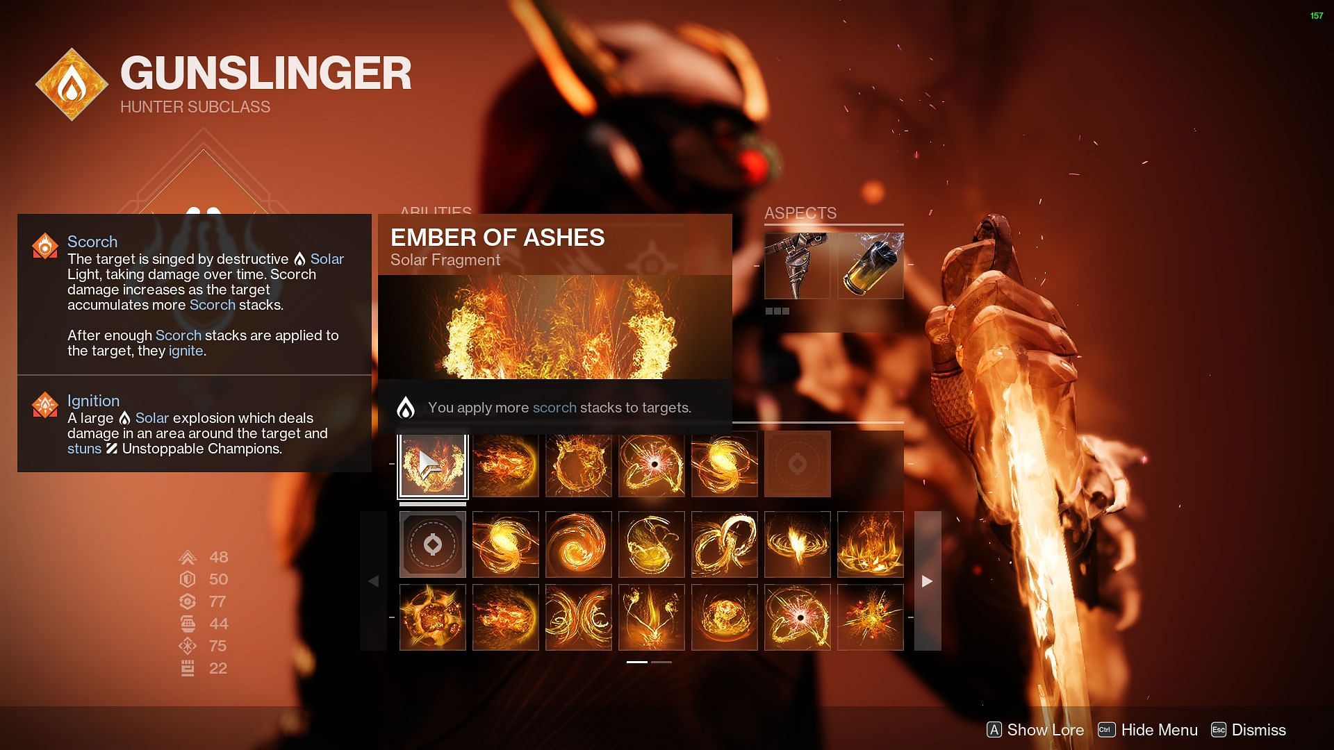 Ember of Ashes (Image via Bungie)