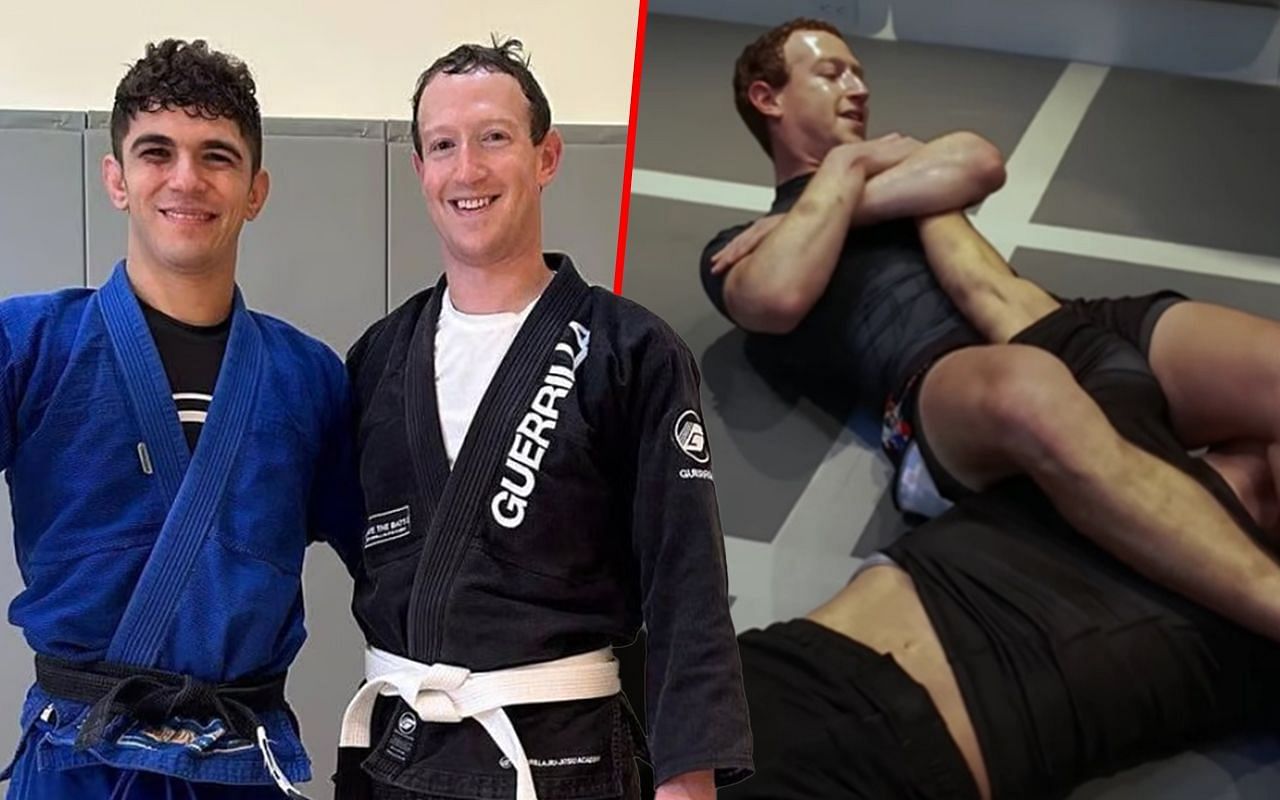 Mikey Musumeci and Mark Zuckerberg have shared some time on the mats