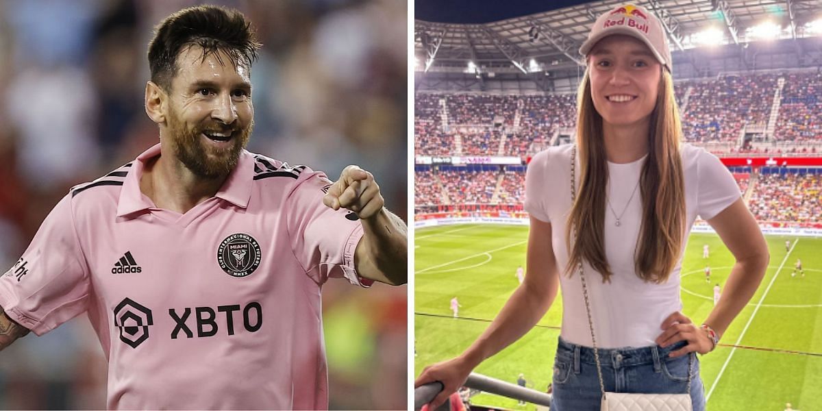 Lionel Messi Elena Rybakina US Open 2023