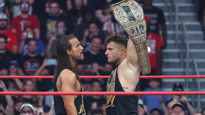 MJF sends a heartfelt message after retaining his title at AEW All In 2023