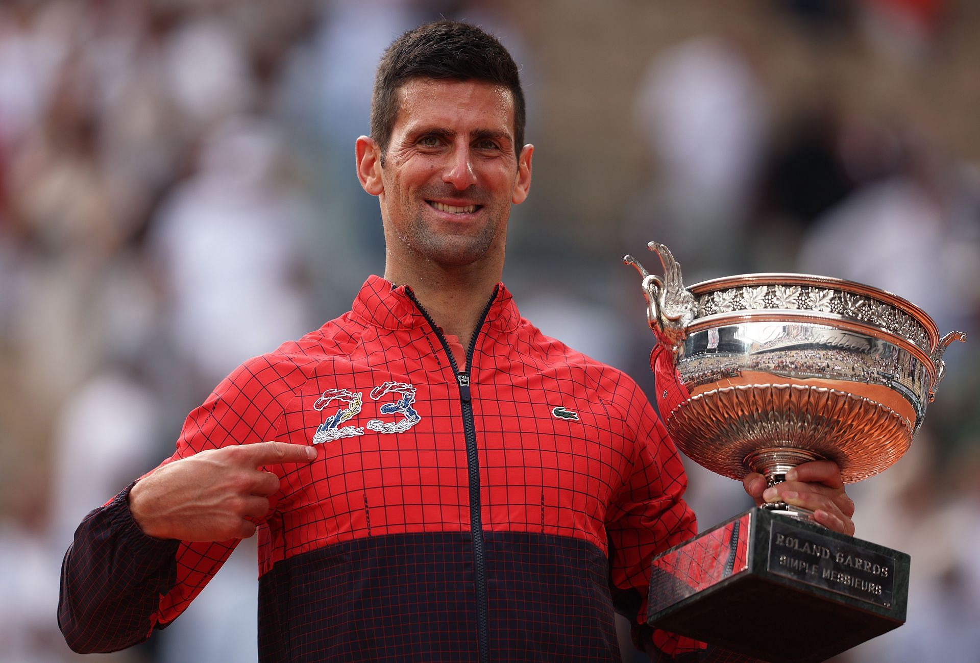 Novak Djokovic won his 23rd Grand Slam at the 2023 French Open