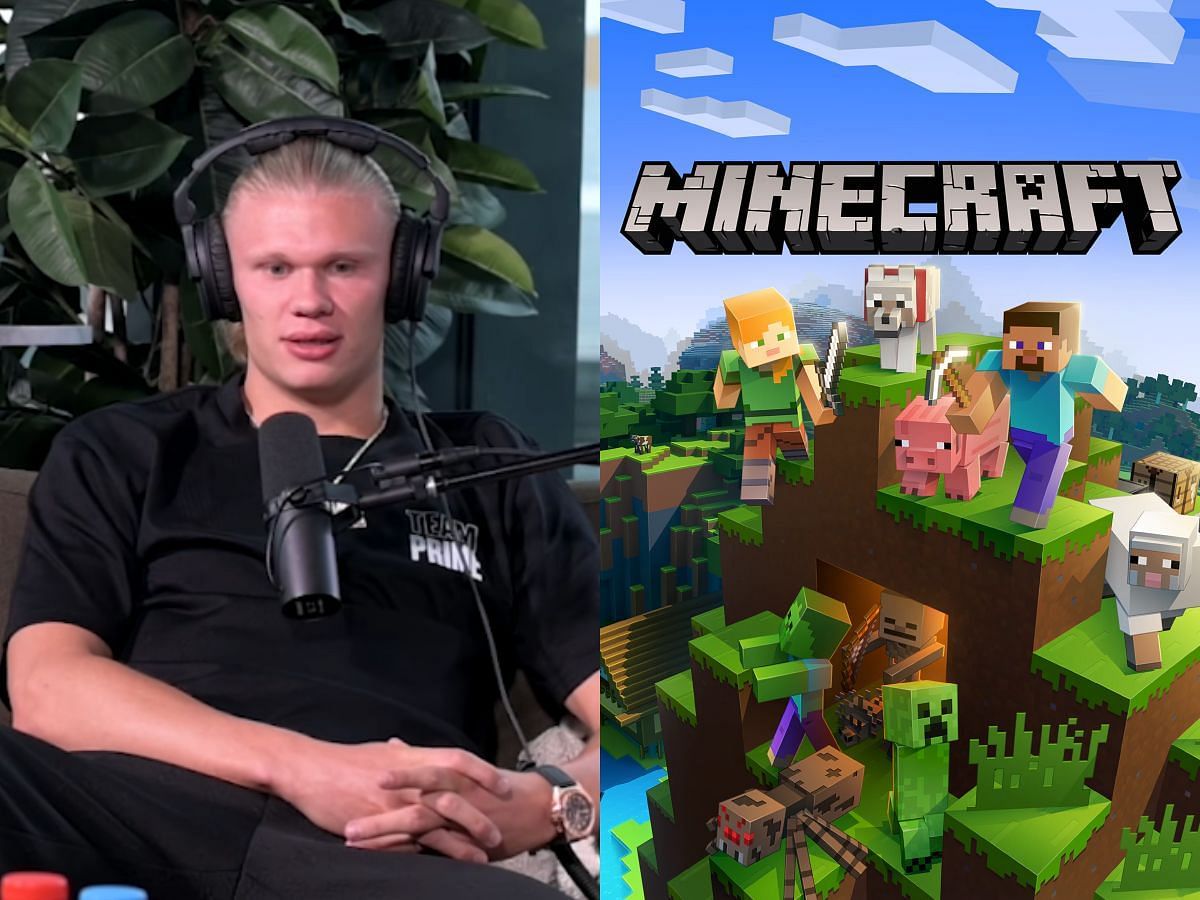 “I love it” - Erling Haaland reveals that he plays Minecraft during ...