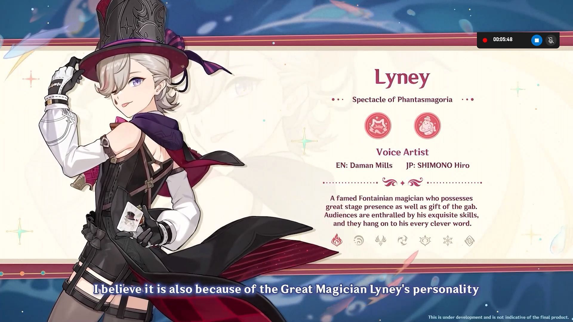 Lyney will be in the first half of version 4.0 (Image via HoYoverse)