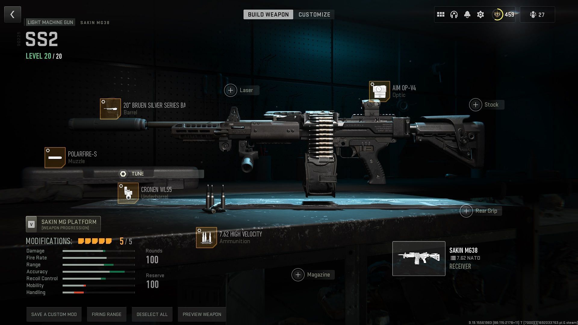 Best Sakin MG38 loadout in Warzone 2 discussed (Image via Activision)