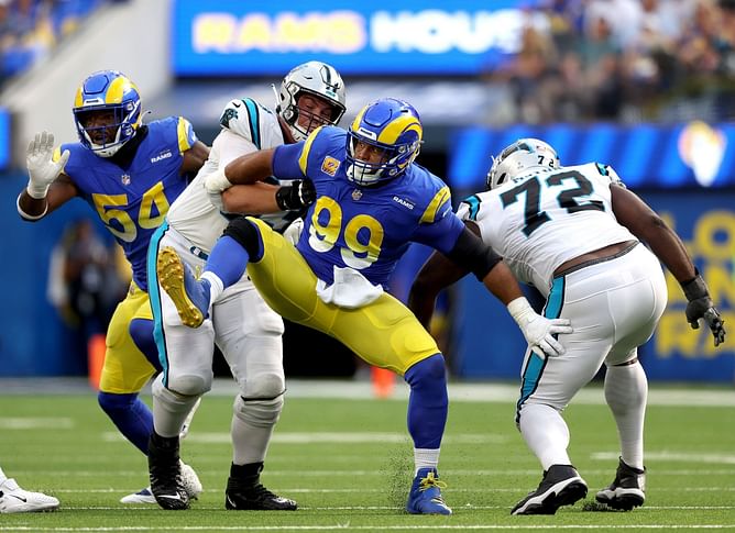 Where did Aaron Donald play college football? 2013 ACC Defensive Player of the Year played 52 games in his college career