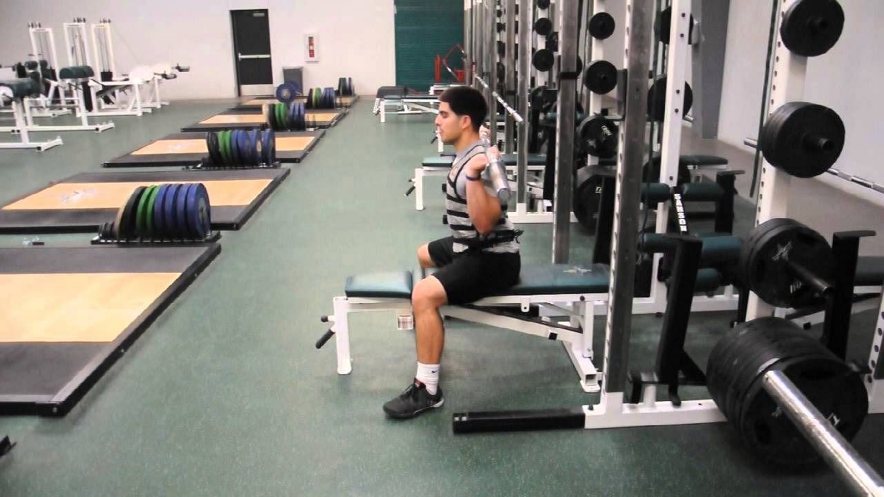 Seated Good Morning exercise (Image via Getty Images)