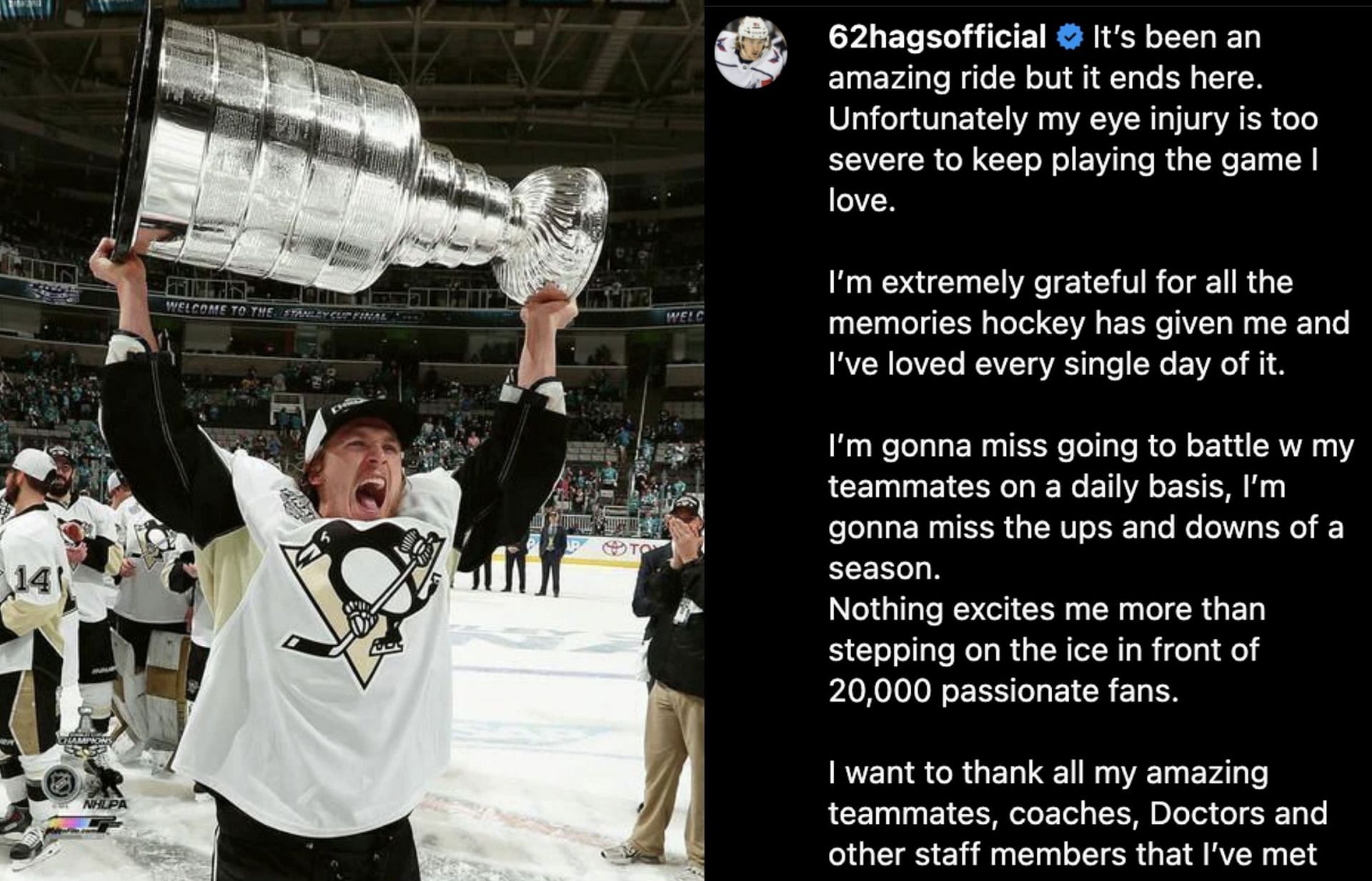 Carl Hagelin retirement: Why did two-time Stanley Cup champion with Pittsburgh Penguins decide to hang his skates?