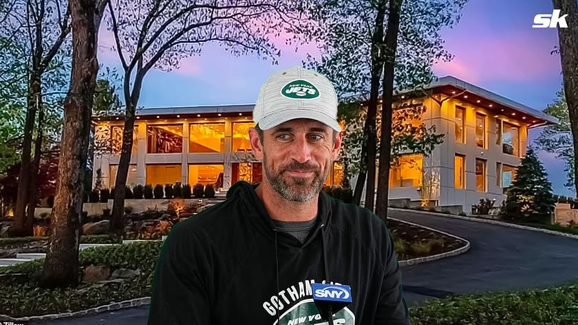 See inside Aaron Rodgers' cool new ultramodern New Jersey home