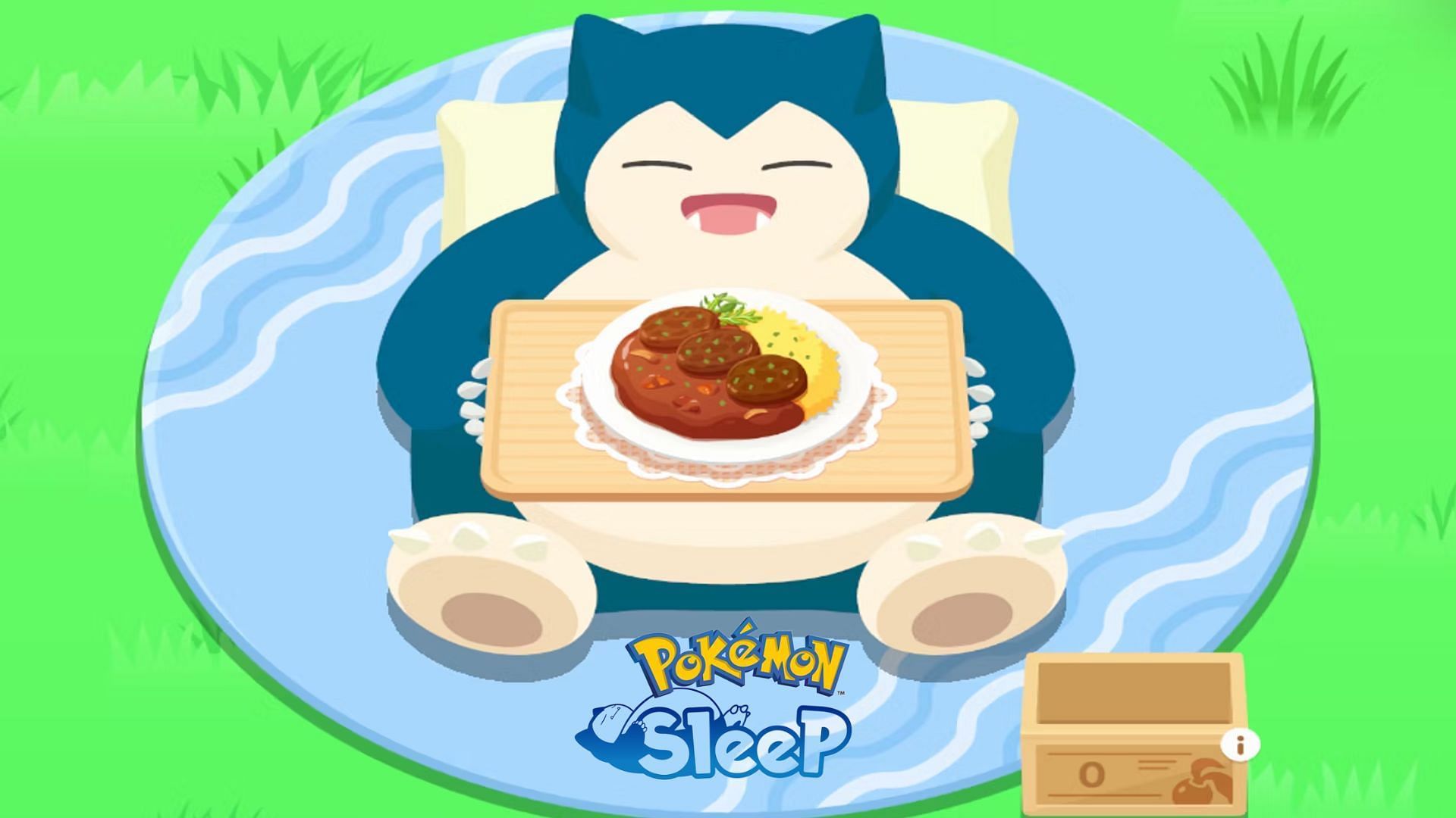 Snorlax with its favorite dish (Image via Niantic/SELECT BUTTON)