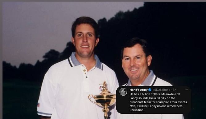 “He has a billion dollars” - Fans react to former U.S. Ryder Cup captain Lanny Wadkins calling Phil Mickelson a ‘disappointing figure’