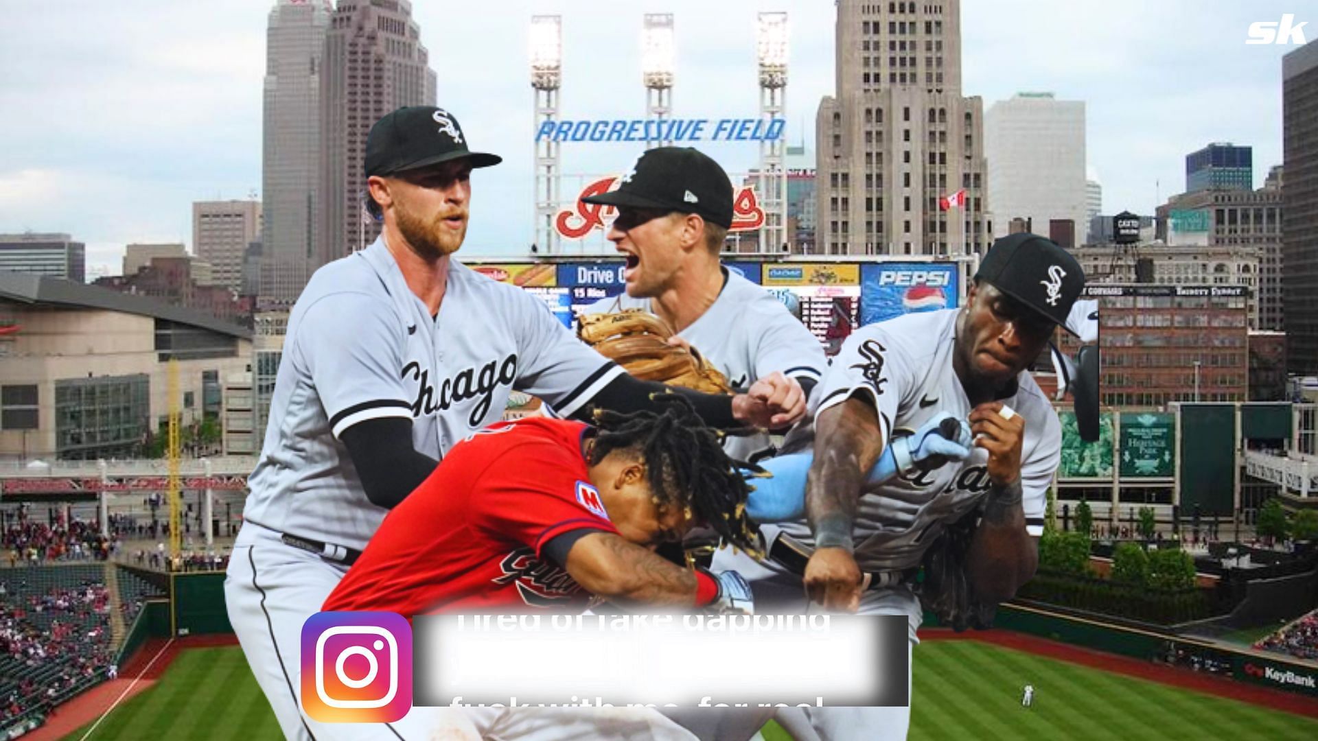 Tim Anderson silences his critics with a mysterious message after a heated altercation with Jose Ramirez erupts into a wild brawl on the field.