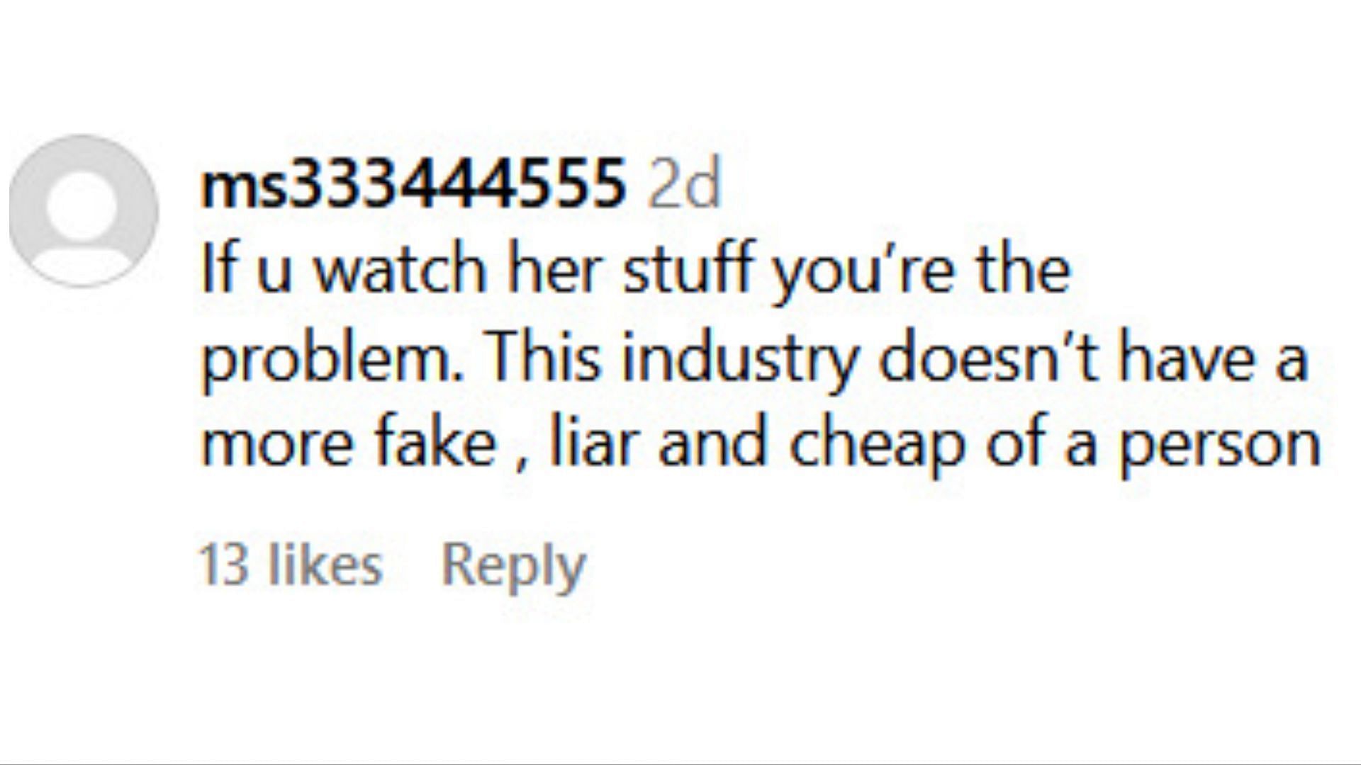 Netizens criticize Tana for her comment (Image via Instagram / @teatoktalk)