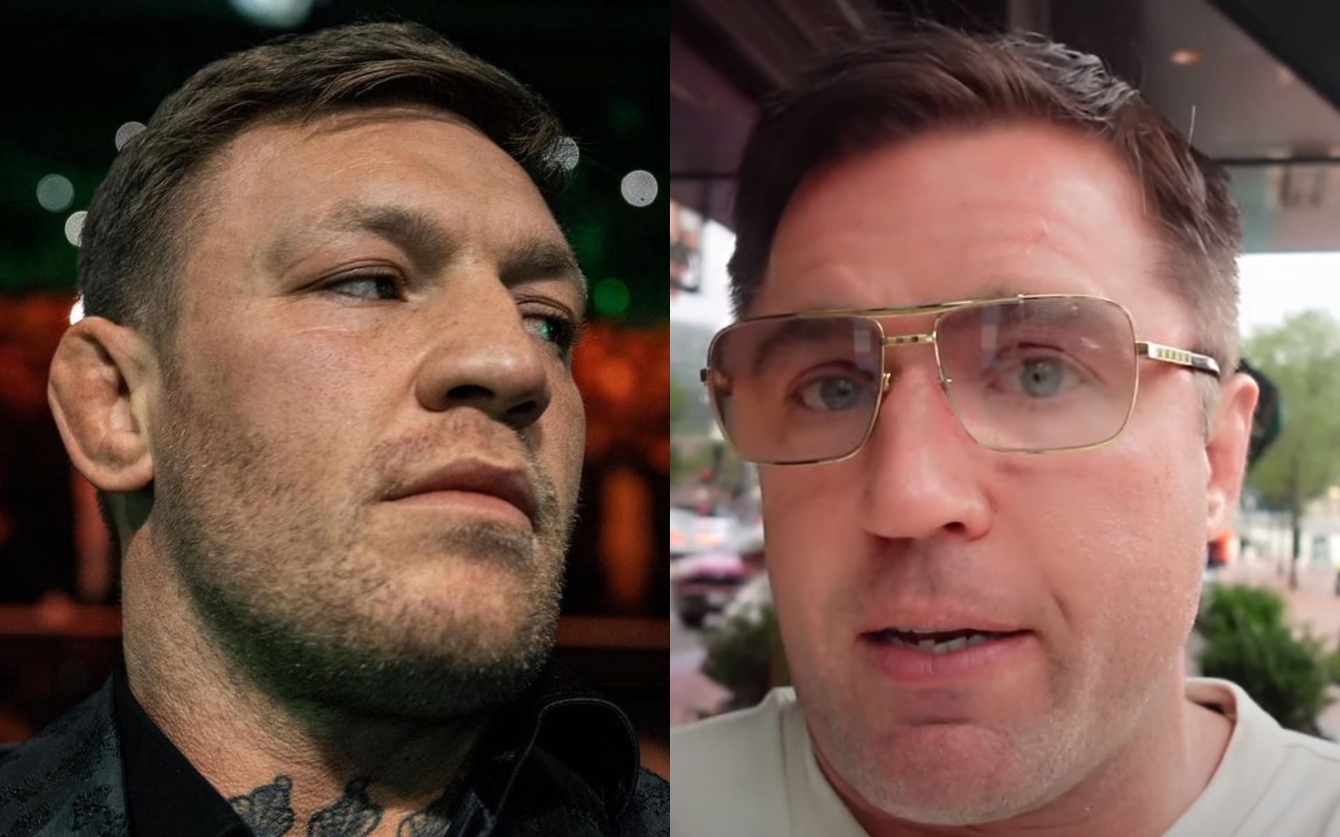 Conor McGregor (Left) and Chael Sonnen (Right) [*Image courtesy: @thenotoriousmma Instagram and Chael Sonnen YouTube channel]