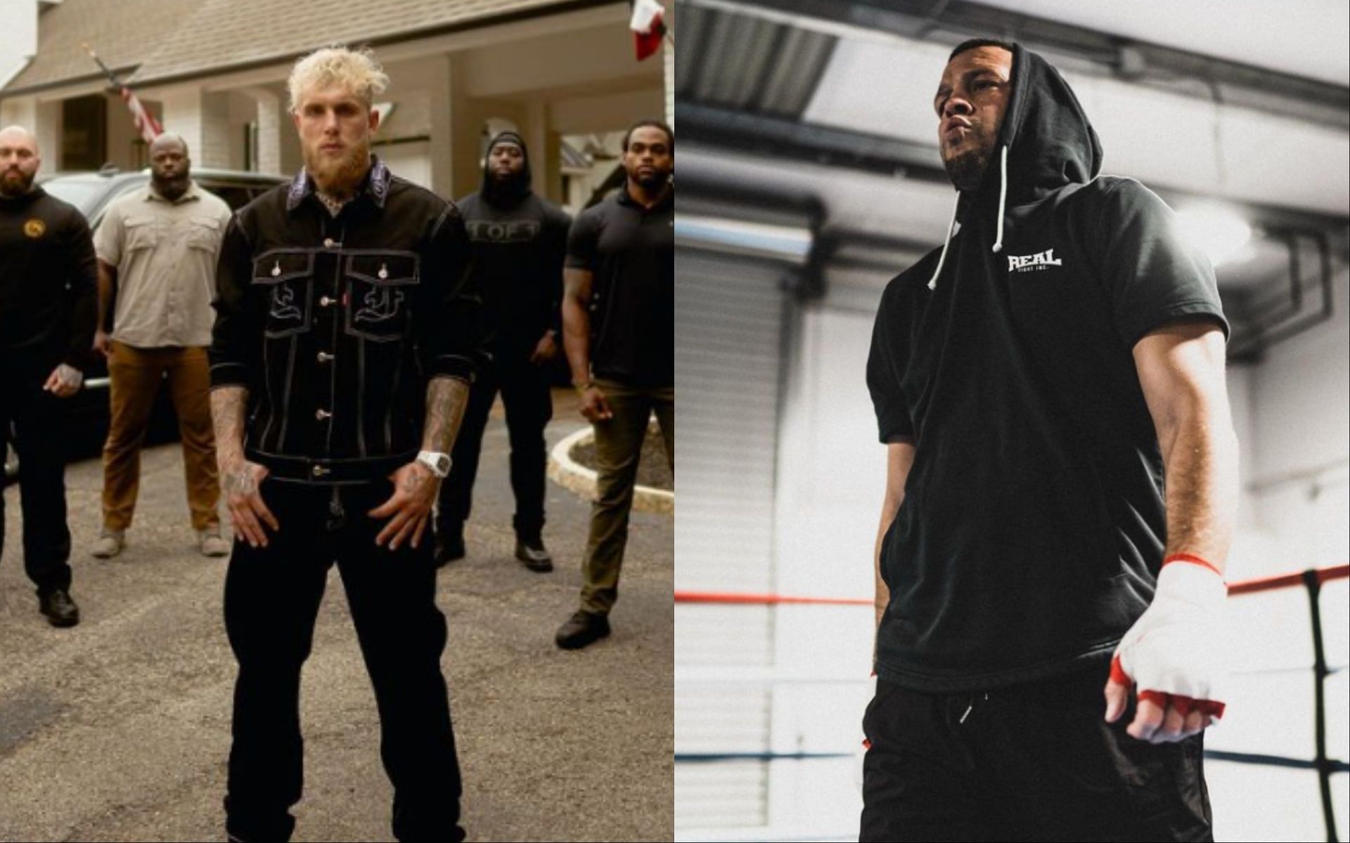 [Images from @jakepaul and @natediaz209 on Instagram]